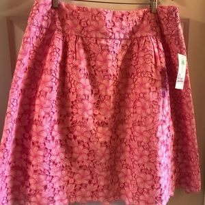 Lilly Pulitzer eyelet skirt size 16